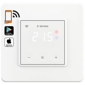 терморегулятор wi-fi terneo sx, белый