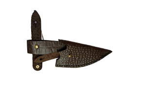 чехол для ножа акула пояс кожа коричневый